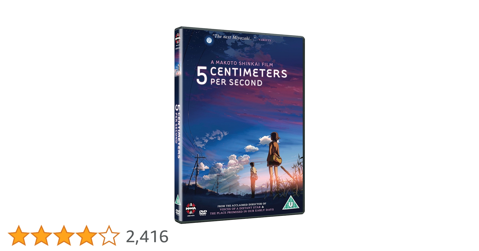(未使用･未開封品)　秒速5センチメートル 新海誠 アニメ 英語版(日本語再生可) [DVD] [Import] og8985z Amazon.co.jp: 秒速5センチメートル 新海誠 アニメ 英語版(日本